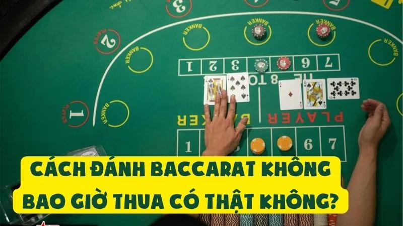 Cách Đánh Baccarat Không Bao Giờ Thua Có Thật Không?